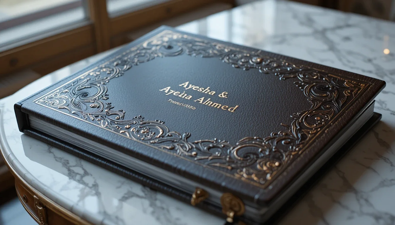 Leather-Bound Album Style